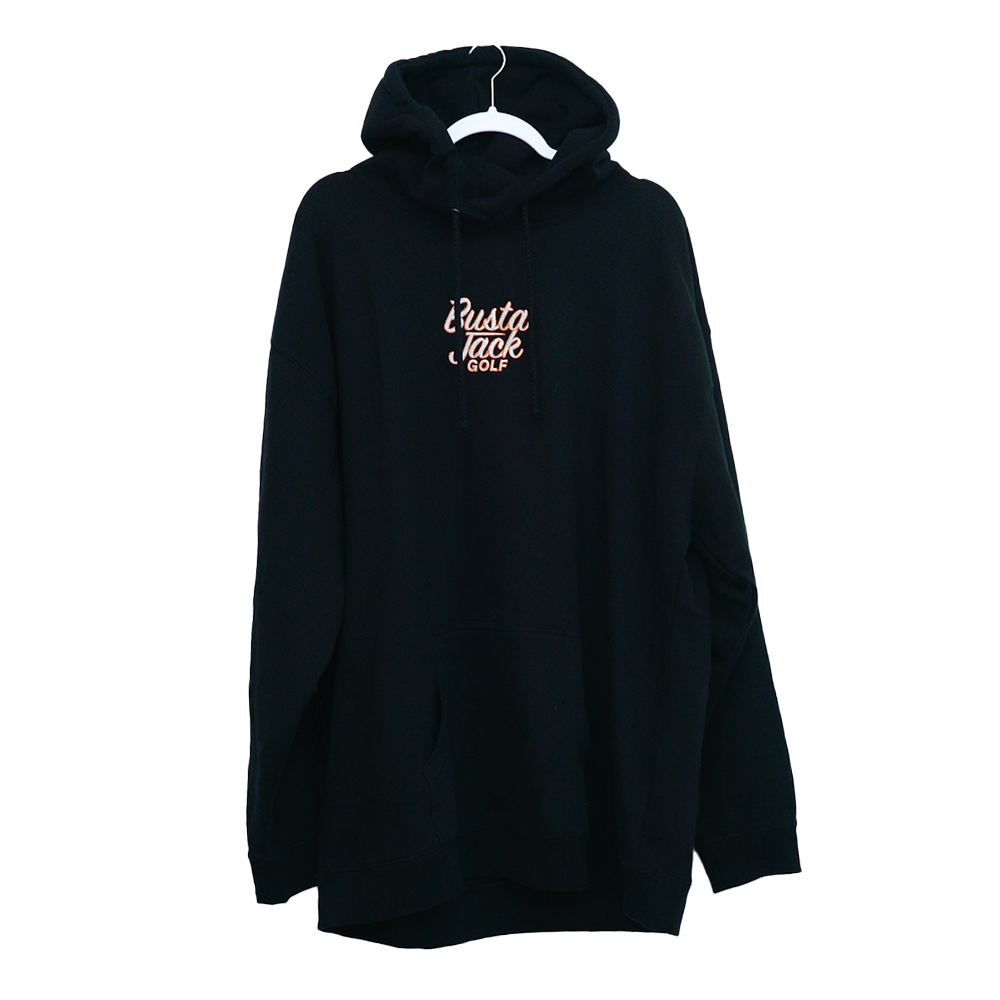 The Orange and Black Hoodie BustaJack Golf